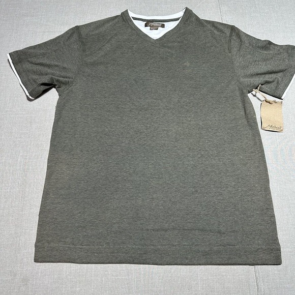 Method Mens Shirt Short Sleeve Crew V Neck Thermal Shirt Medium - Picture 1 of 11